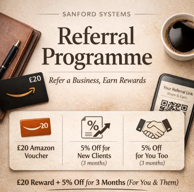 Sanford Systems Referral Programme