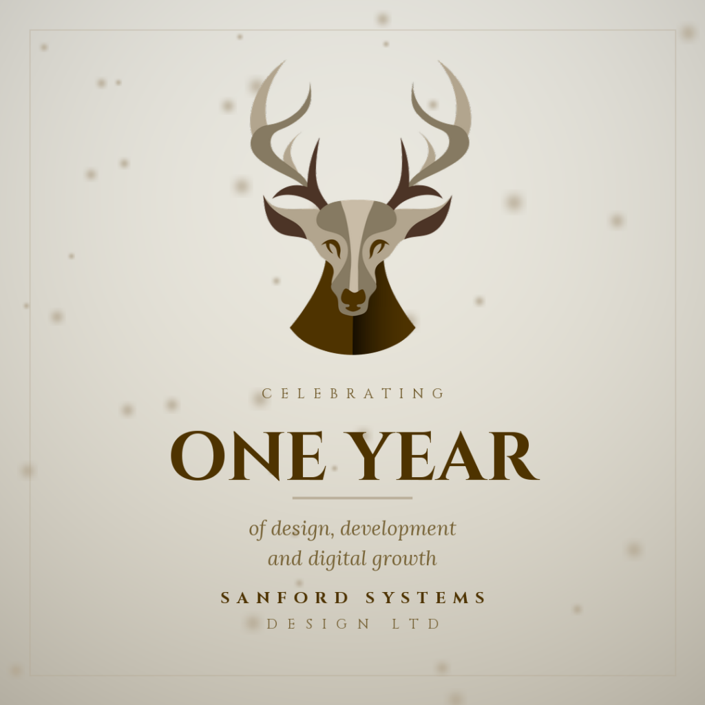 Sanford Systems Design LTD Celebrating one year of digital marketing